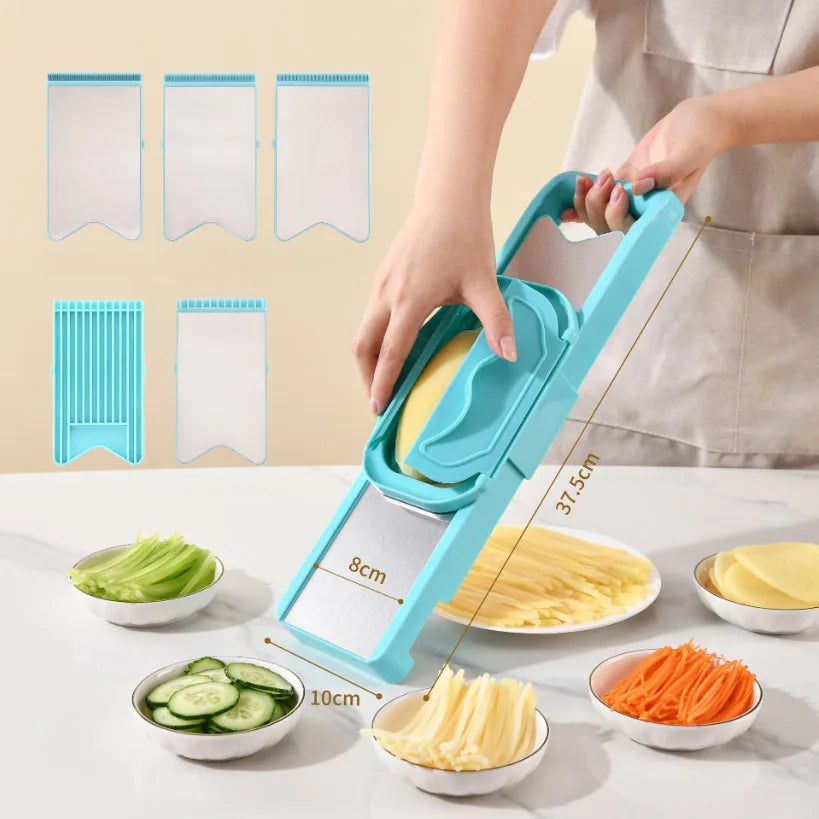 SliceMaster™ Veg Cutter 🥕🔪 — Chop, Dice & Shred in Seconds