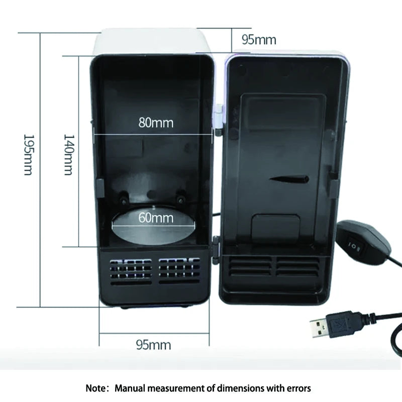 Portable Mini USB Car & Home Fridge (Cooler + Warmer)