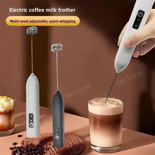 Handheld Electric Milk Frother (Battery-Powered)