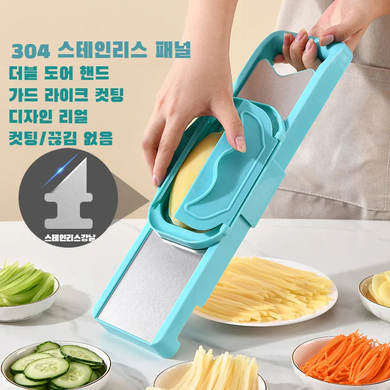 SliceMaster™ Veg Cutter 🥕🔪 — Chop, Dice & Shred in Seconds