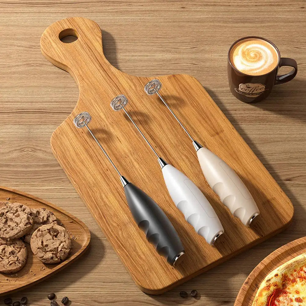 Handheld Electric Milk Frother (Battery-Powered)