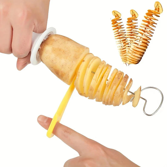 6-Piece Stainless Steel Vegetable Spiralizer Set