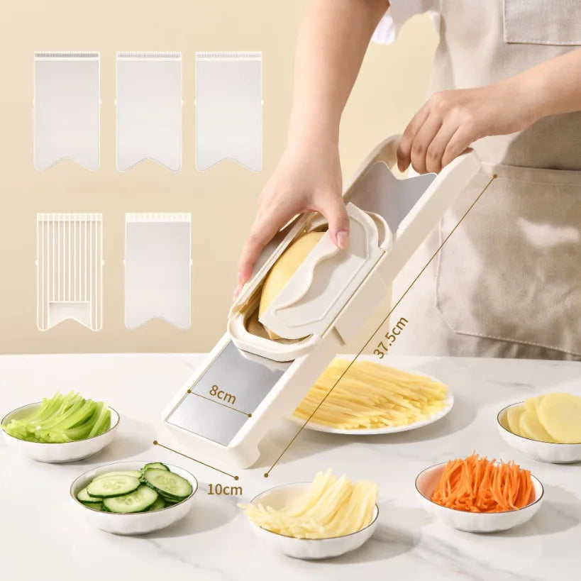 SliceMaster™ Veg Cutter 🥕🔪 — Chop, Dice & Shred in Seconds