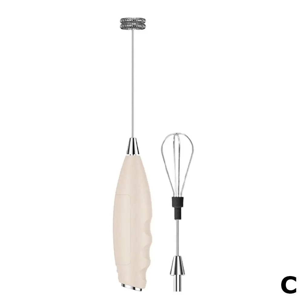 Handheld Electric Milk Frother (Battery-Powered)
