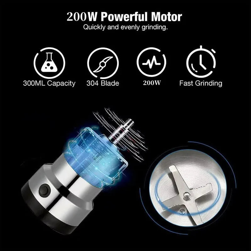 4-Blade Electric Coffee & Grain Grinder